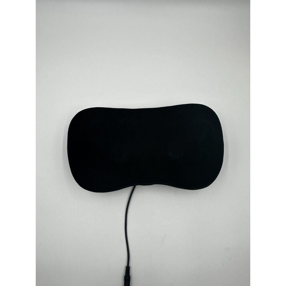 Mesh Electric Shiatsu Massage Pillow Internal Rotating Nodes Attached Power Cord